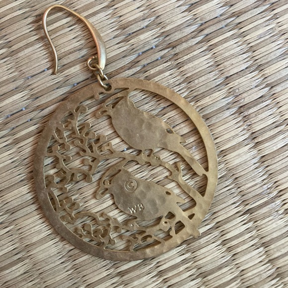 *HP* David Aubrey, TAIE12, Earrings with birds - Picture 2 of 6